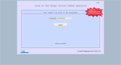 Desktop Screenshot of lotro.livalabs.com